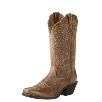 Ariat Round Up Square Toe Western Boot Vintage Bomber | cwiX3t8k