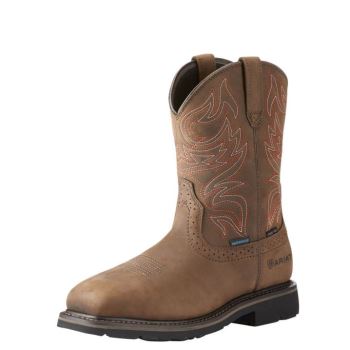 Ariat Sierra Delta Waterproof Steel Toe Work Boot Rjave | 6H5pfEd7