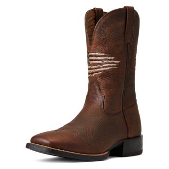 Ariat Sport All Country Western Boot Rjave | zfejKNJM