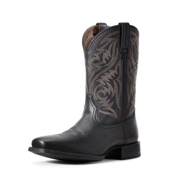 Ariat Sport Herdsman Western Boot Črne Rjave | o8hu0Y4K