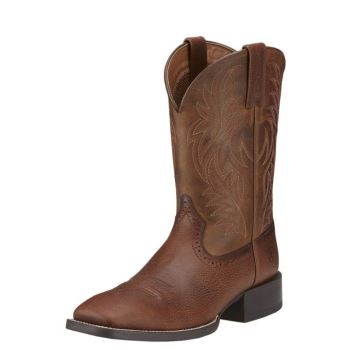 Ariat Sport Wide Square Toe Western Boot Rjave | r6nBjJlL