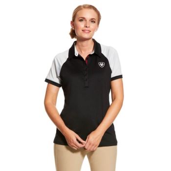 Ariat Team 3.0 Polo Črne | CiaP333z