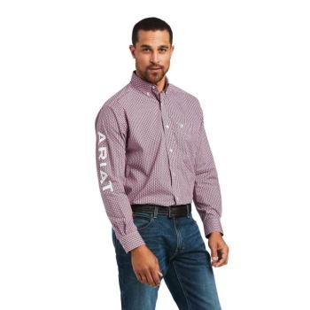 Ariat Team Taces Classic Fit Shirt Roza | L05zwZPL