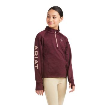 Ariat Tek Team 1/2 Zip Sweatshirt Windsor Wine | 5kldC8iB