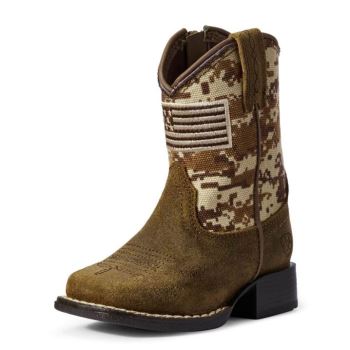 Ariat Toddler Lil' Stompers Dallas Boot Rjave | 7AqZ8GL8