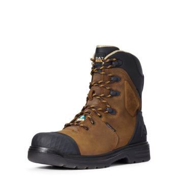 Ariat Turbo Outlaw 8" CSA Waterproof Carbon Toe Work Boot Rjave | tMBusrmQ