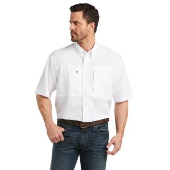 Ariat VentTEK Classic Fit Shirt Bele | oTJCu3aZ