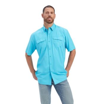 Ariat VentTEK Outbound Classic Fit Shirt Modre | Kmf3mc6b