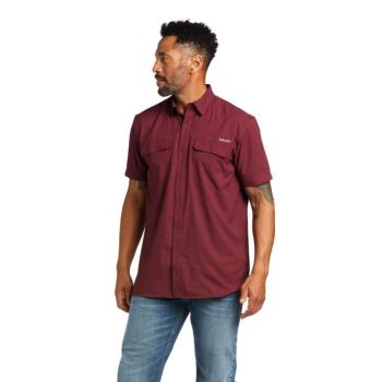 Ariat VentTEK Outbound Fitted Shirt Zinfandel | 6mAj5BBV