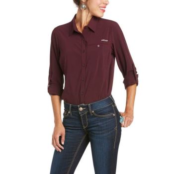 Ariat VentTEK Stretch Shirt Malbec | LiJSQVzK