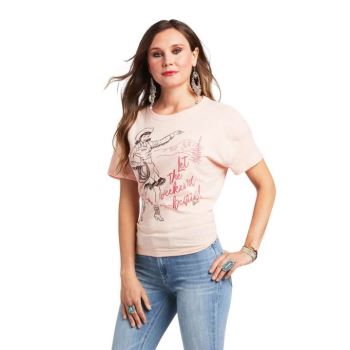 Ariat Welcome Tee Peach Melba | wpiQsxcc