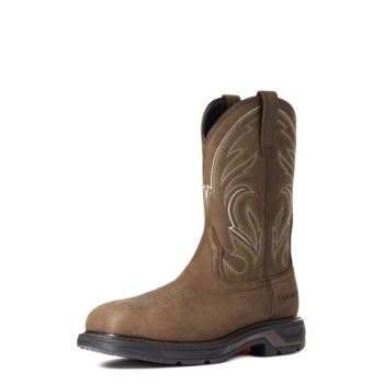 Ariat WorkHog XT Cottonwood Carbon Toe Work Boot Rjave | pfI4F72H