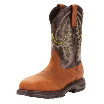 Ariat WorkHog XT Waterproof Carbon Toe Work Boot Tumbled Bark | 7cjUOiH8