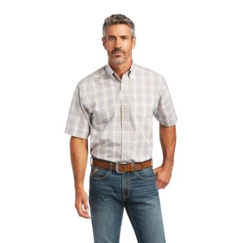 Ariat Wrinkle Free Evander Classic Fit Shirt Bele | QLIxbWM3