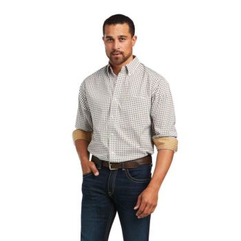 Ariat Wrinkle Free Hayden Classic Fit Shirt Bele | tqnLAF5B