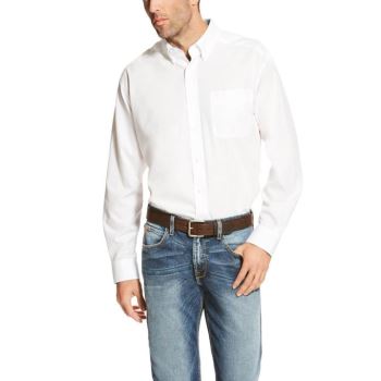 Ariat Wrinkle Free Solid Shirt Bele | 9ZwZ0CsZ