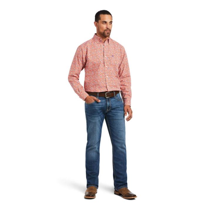 Ariat Alejandro Classic Fit Shirt Rjave | EY9liMFz