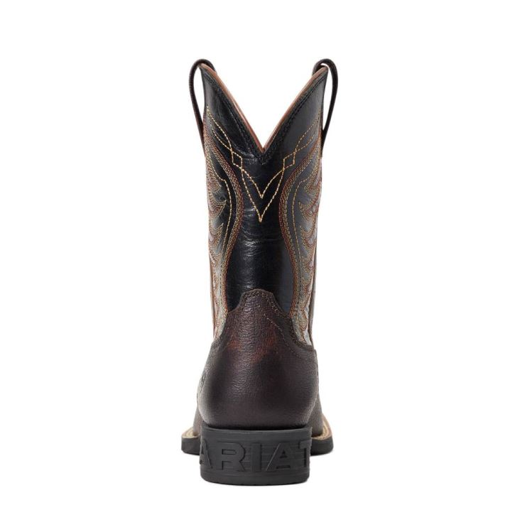 Ariat Amos Western Boot Rdeče Rjave | PJ2Ct8Qe