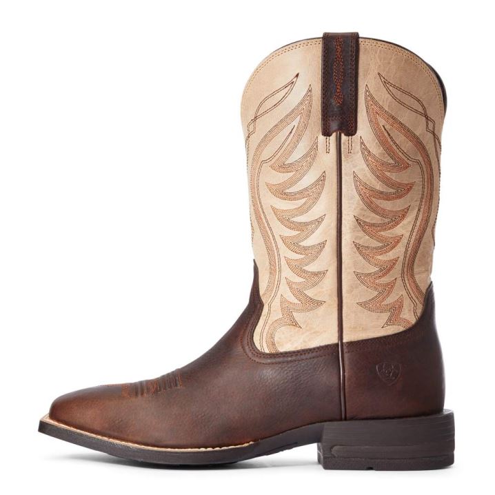 Ariat Amos Western Boot Rjave | drngF3hk