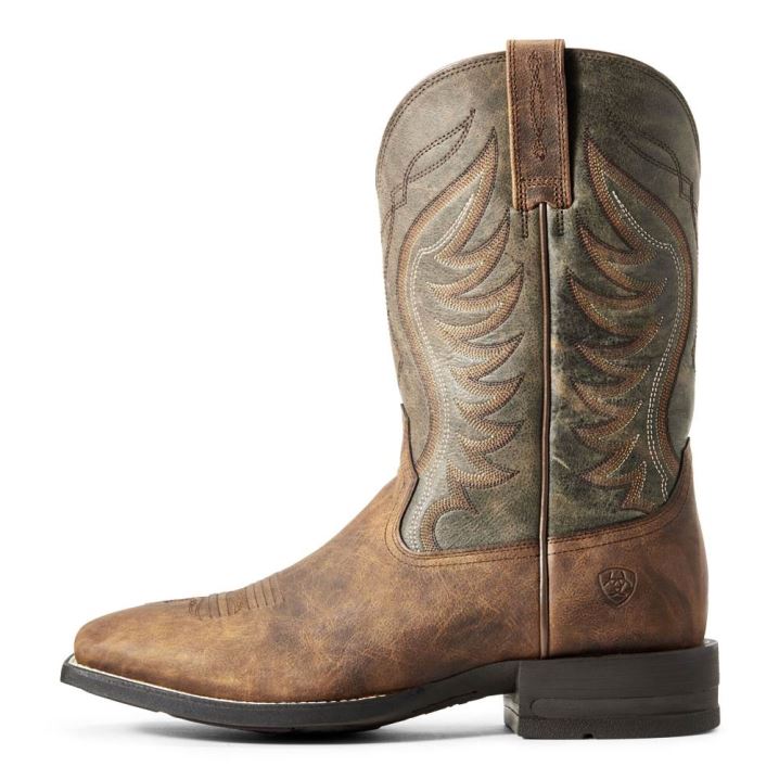 Ariat Amos Western Boot Sorrel Crunch | NlksfCl6