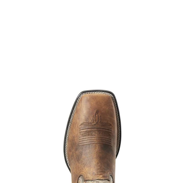 Ariat Amos Western Boot Sorrel Crunch | NlksfCl6