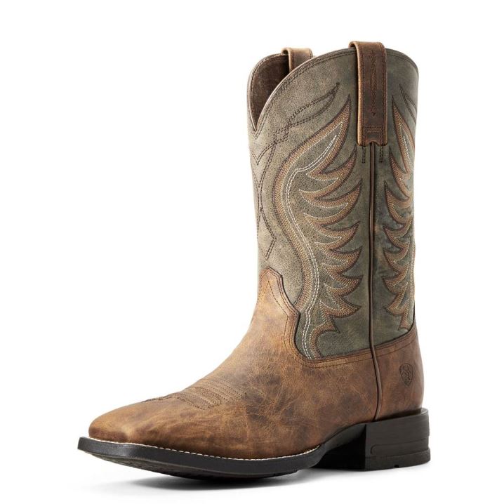 Ariat Amos Western Boot Sorrel Crunch | NlksfCl6