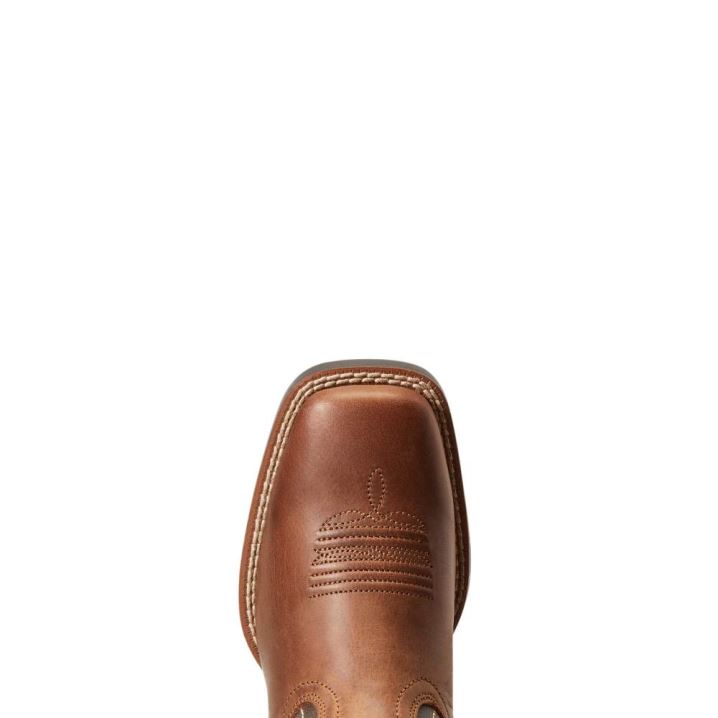 Ariat Amos Western Boot Sorrel Crunch | iHUzwQw3