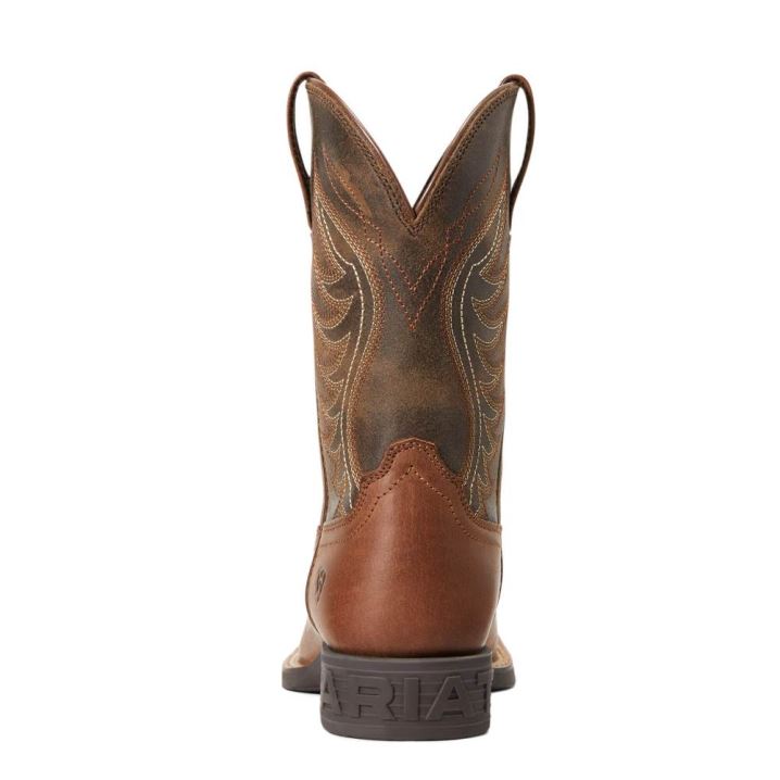 Ariat Amos Western Boot Sorrel Crunch | iHUzwQw3