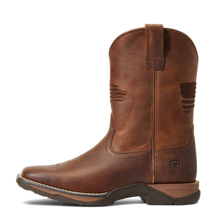 Ariat Anthem Patriot Western Boot Rjave | lh9giQiS