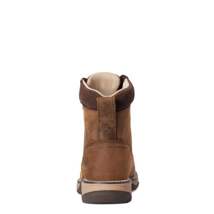 Ariat Anthem Round Toe Lacer Waterproof Boot Rjave | Lg3wReZ7