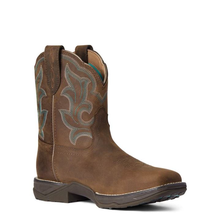 Ariat Anthem Shortie II Waterproof Western Boot Rjave | kqKNKBvs