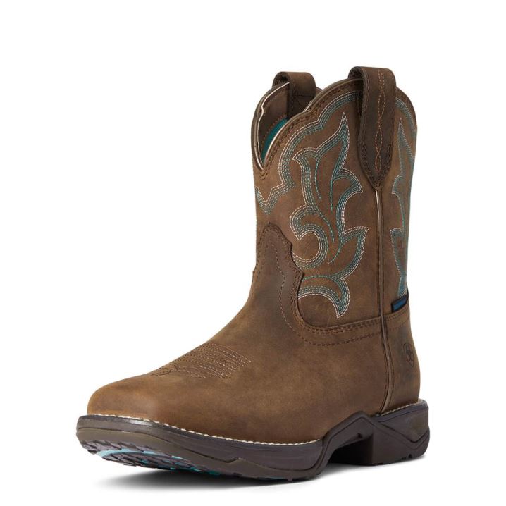 Ariat Anthem Shortie II Waterproof Western Boot Rjave | kqKNKBvs