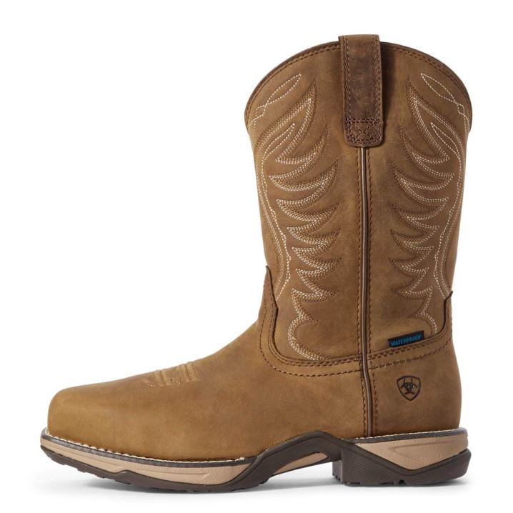 Ariat Anthem Waterproof Composite Toe Work Boot Rjave | Ptpnam68