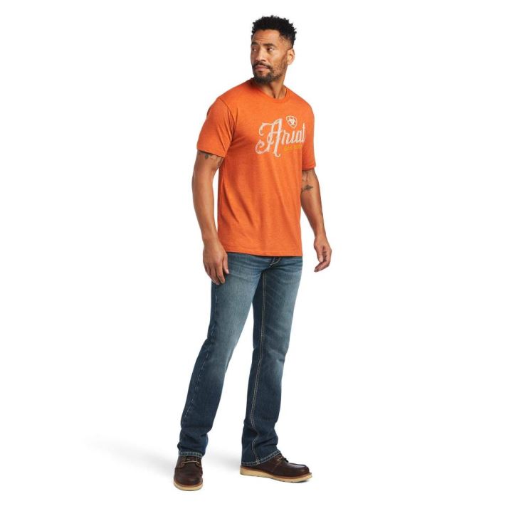 Ariat Ariat 100 Proof T-Shirt Adobe Heather | QKFKzRmX