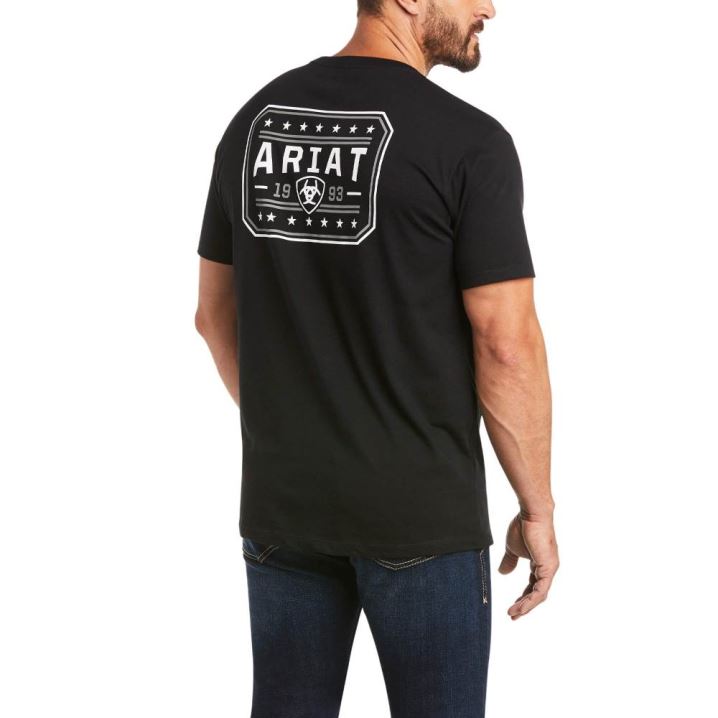 Ariat Ariat 93 Liberty T-Shirt Temno Modre | 9poT1JPH