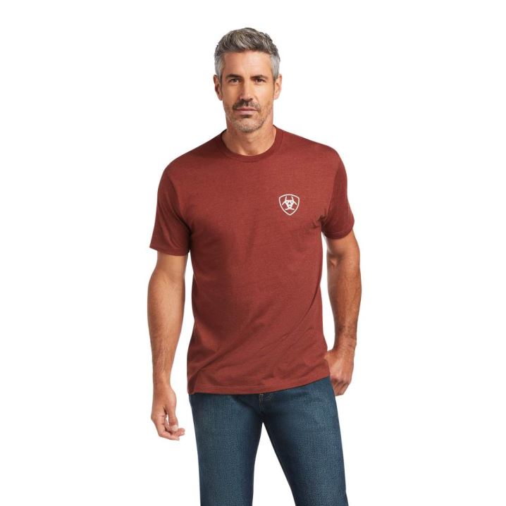 Ariat Ariat Farm T-Shirt Rust Heather | zRGBzOsV