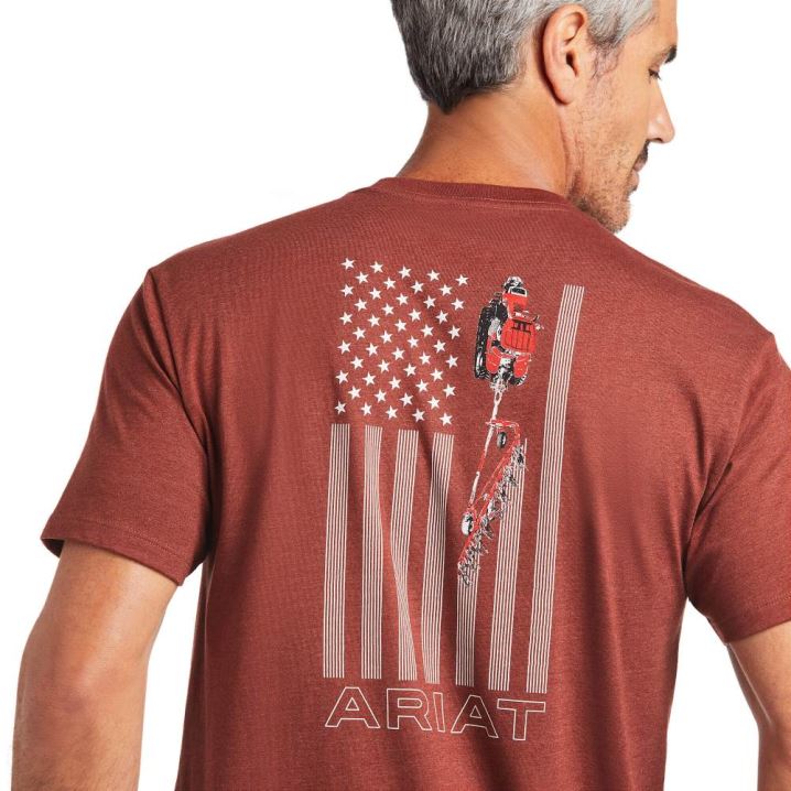 Ariat Ariat Farm T-Shirt Rust Heather | zRGBzOsV