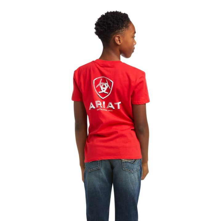 Ariat Ariat Glitch T-Shirt Rdeče | oTpIoiTm