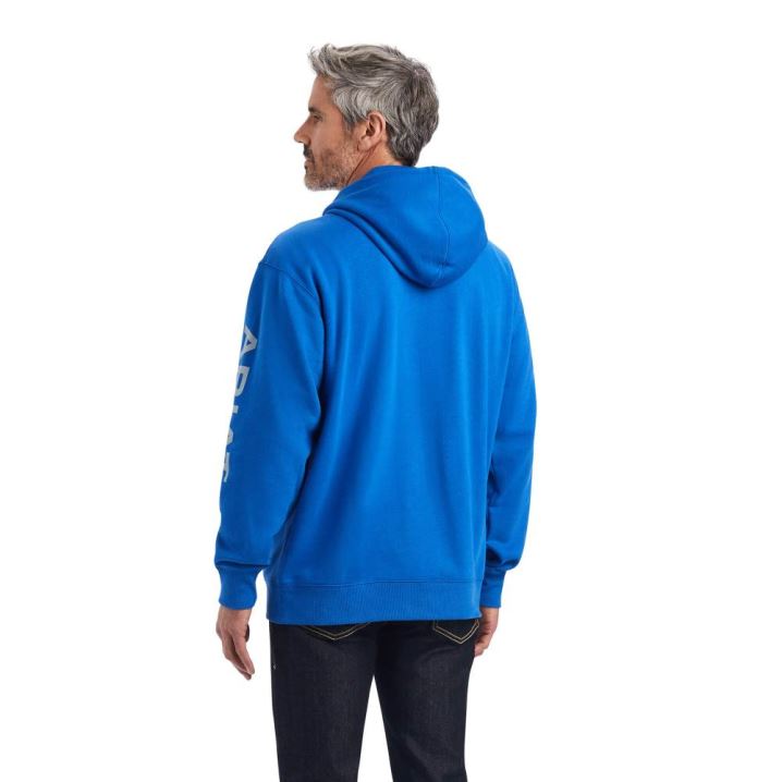 Ariat Ariat Logo Hoodie Cobalt | T8wSGsiz