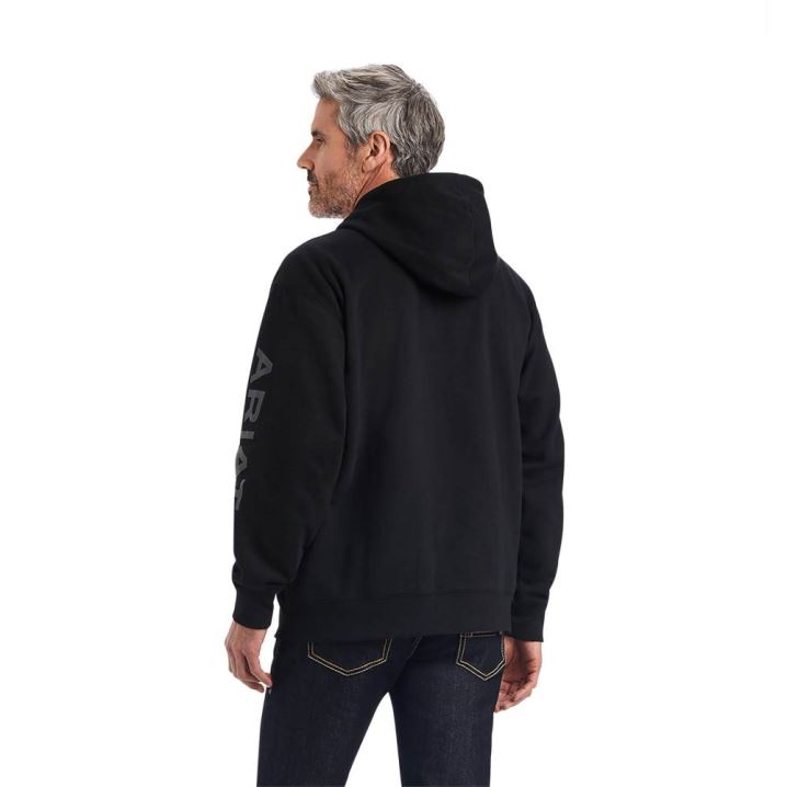 Ariat Ariat Logo Hoodie Črne | IfMuUacU