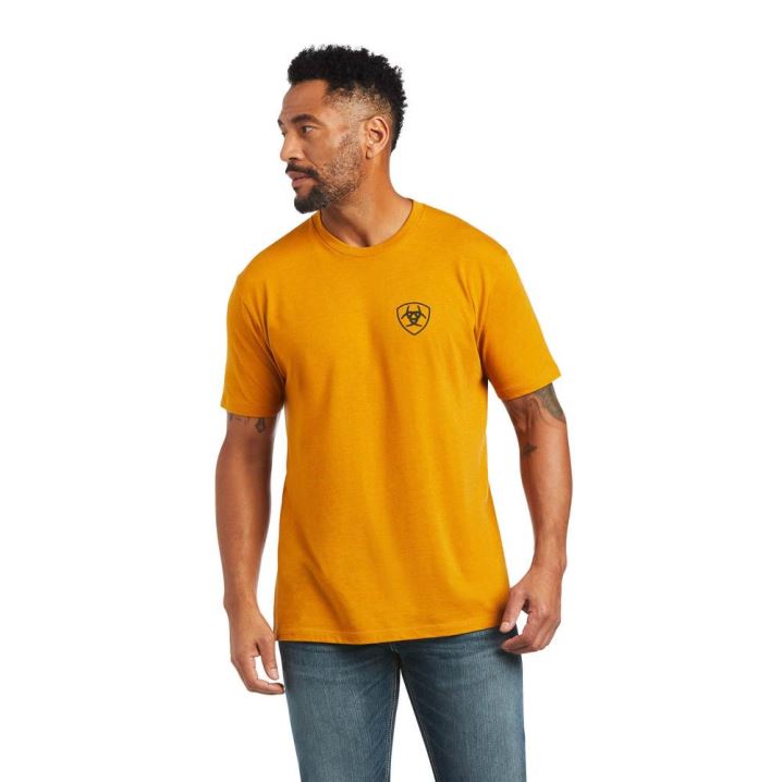 Ariat Ariat Rope Shield T-Shirt Buckthorn Heather | 6CyrVjN1