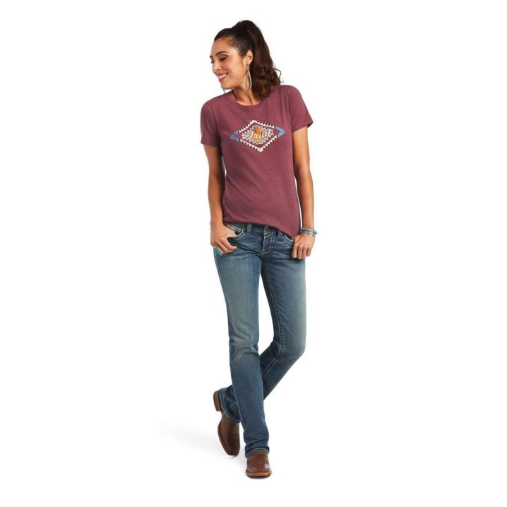 Ariat Ariat Sol T-Shirt Bordo | 5vHuh3Xv