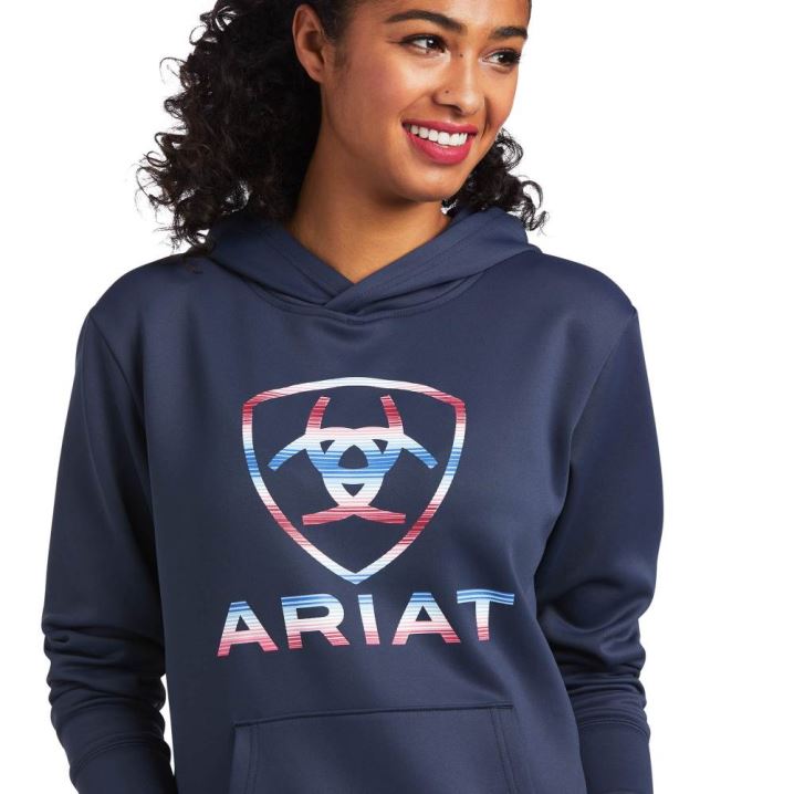 Ariat Ariat TEK Hoodie Modre | NdeXCrkn