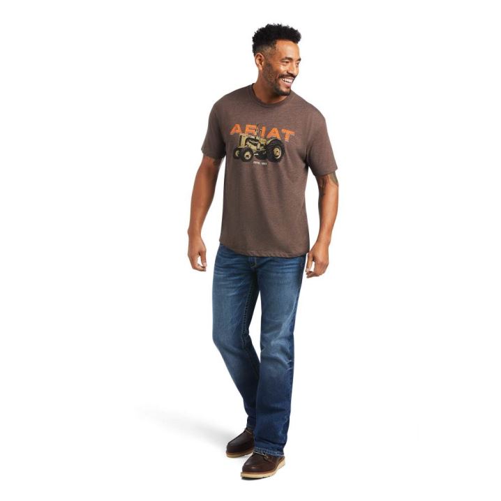 Ariat Ariat Tractor T-Shirt Rjave | Dpvx2gmH