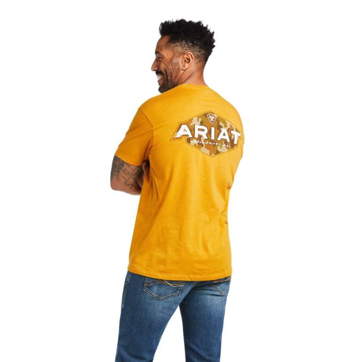 Ariat Ariat Woodlands T-Shirt Buckthorn Heather | lVcv16Tw