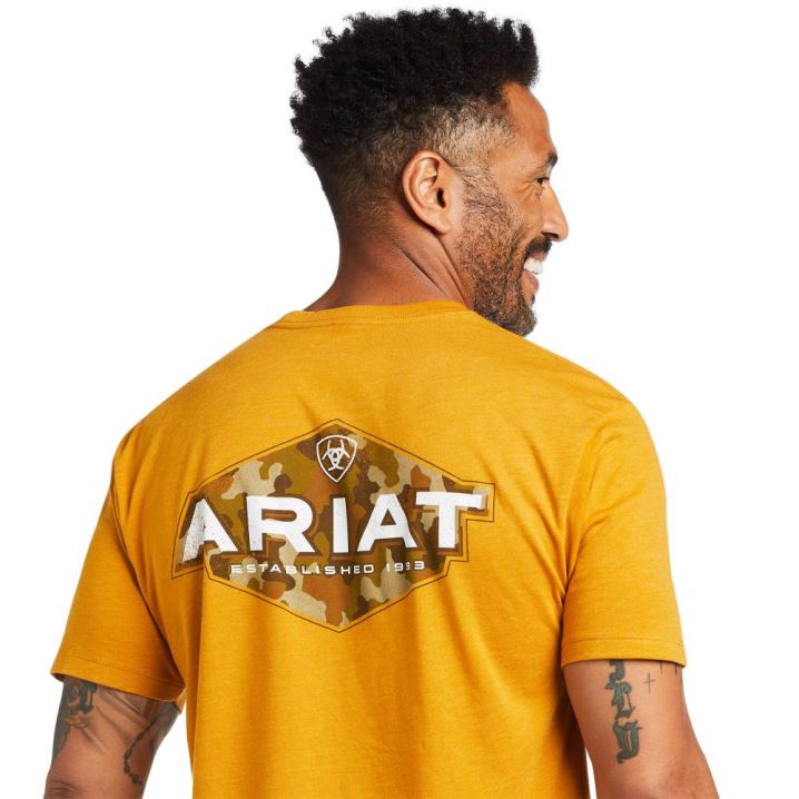 Ariat Ariat Woodlands T-Shirt Buckthorn Heather | lVcv16Tw