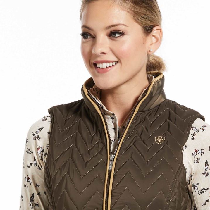 Ariat Ashley Insulated Vest Banyan Bark | 0PqGyaWs