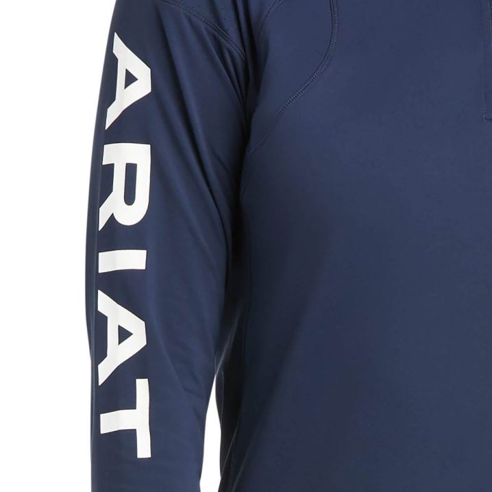 Ariat Auburn 1/4 Zip Baselayer Temno Modre | B7vzlBWI