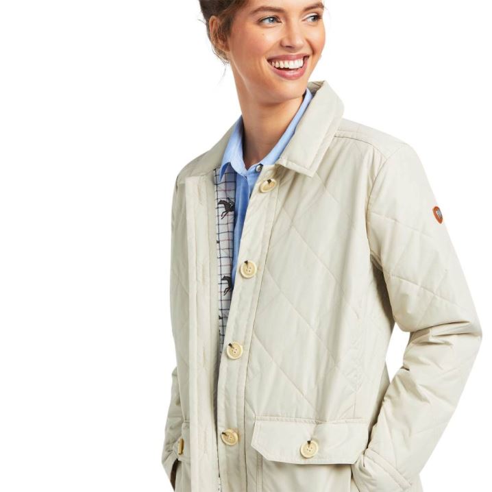 Ariat Belmont Shirtjack Jacket Whispy Taupe | AiHUvGUg