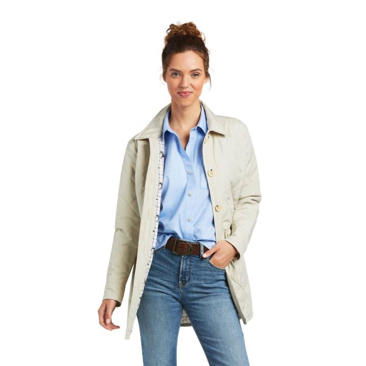 Ariat Belmont Shirtjack Jacket Whispy Taupe | AiHUvGUg